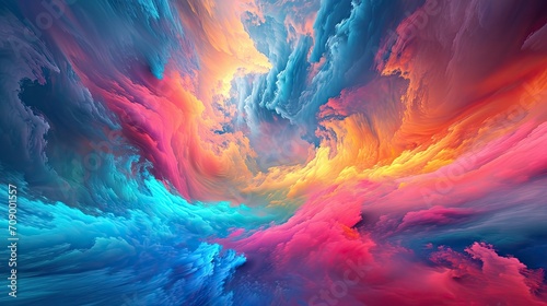 colorful Wallpaper, Realistic, HD - generative ai