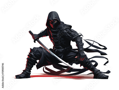 ninja warrior with sword