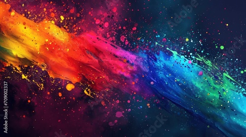 colorful Wallpaper  Realistic  HD - generative ai