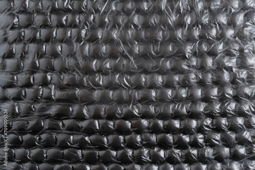 Fototapeta premium bubble wrap texture background packaging,Air Bubble texture. bubble wrap Overlay. Isolated on black background. 
