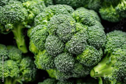 broccoli on the market, Fresh green broccoli vegetable. Vegetables for diet and healthy food. Organic food