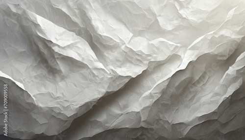 crumpled paper texture, white blank crumpled paper texture, a surface that whispers tales of experience and resilience. offering an empty stage for the eloquence of your chosen text