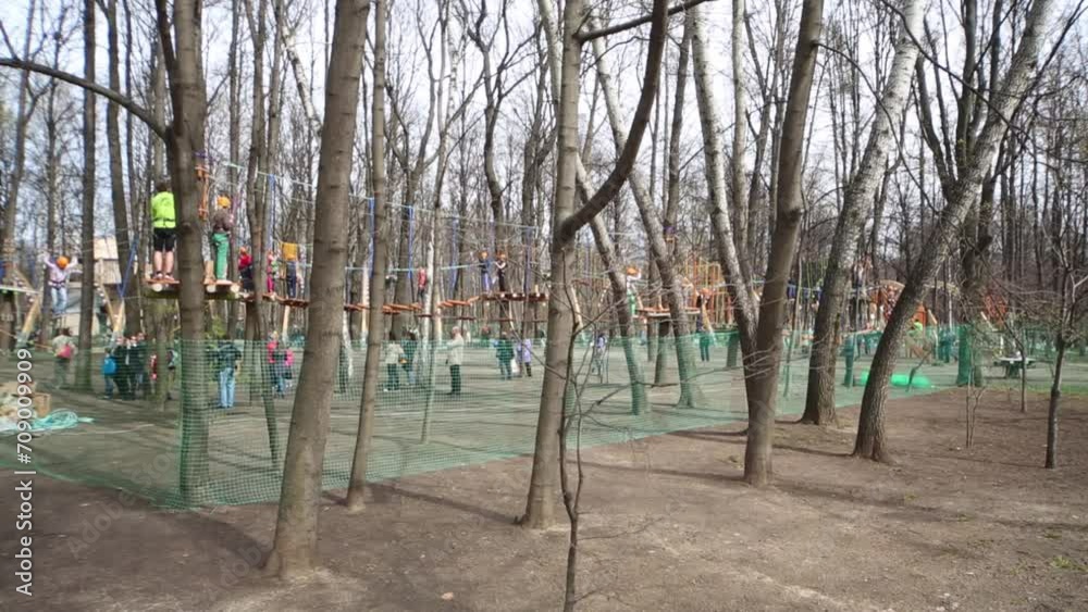 Monkey path in Sokolniki park in Moscow, Russia. Monkey path in Sokolniki park in Moscow, Russia.