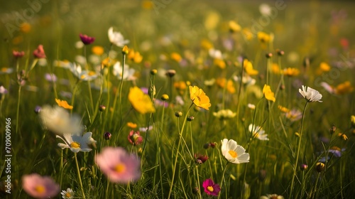 Spring flowers in the field. Natural flowers blooming. © PSCL RDL