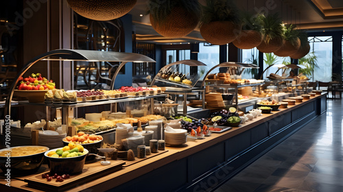 Obraz na płótnie Buffet breakfast at a 5 star hotel
