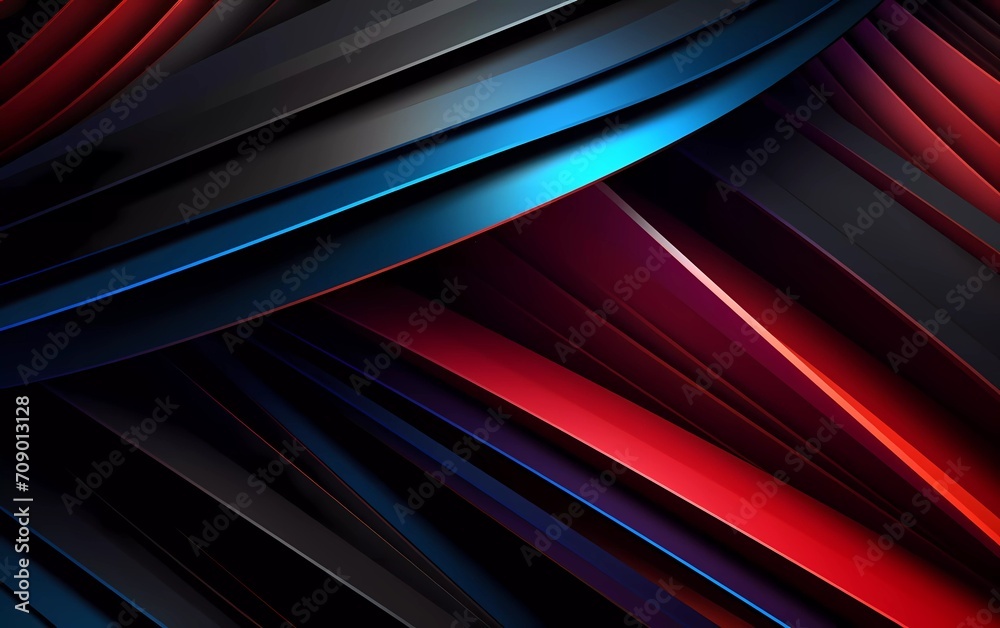 Modern hipster futuristic graphic abstract background. Black background with stripes. generative ai Modern hipster futuristic graphic abstract background. Black background with stripes. generative ai