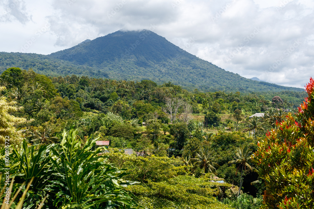 Beautiful mountain views in Tabanan, Bali Beautiful mountain views in Tabanan, Bali