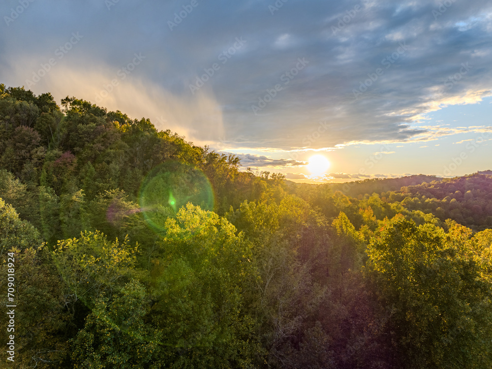 Golden Sunset at Coopers Rock