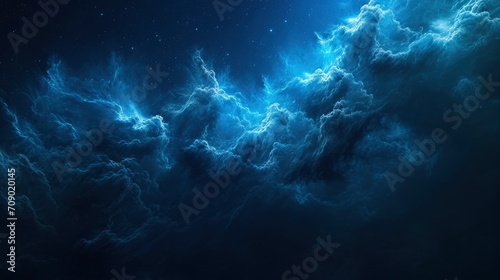 Dark Blue Wallpaper  Realistic  HD - generative ai