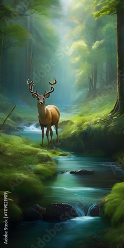 deer in the forest