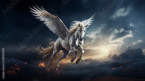 pegasus photograph on sky