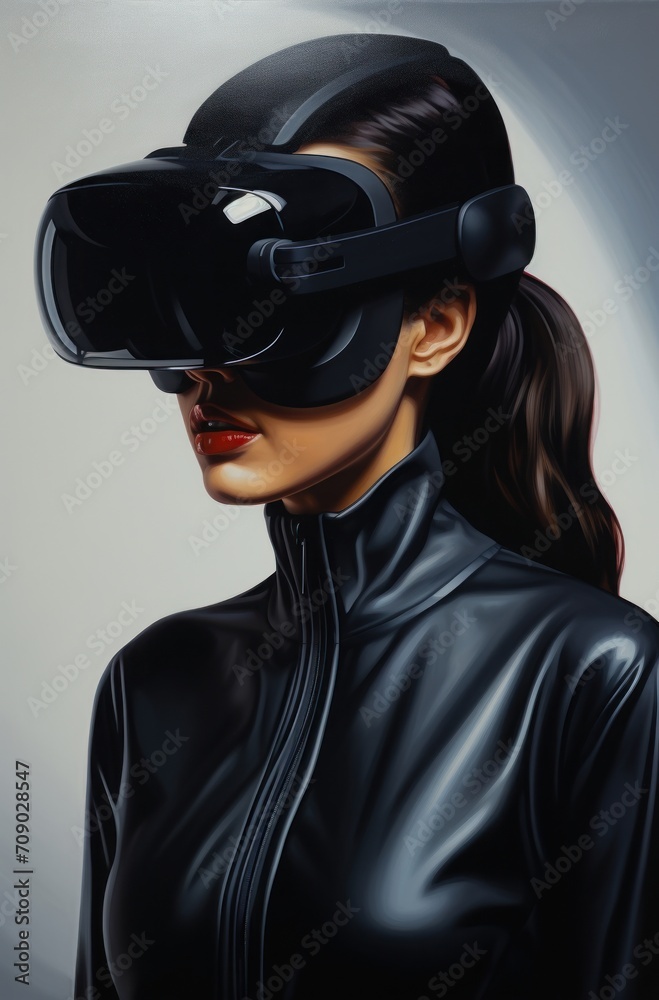 people wearing futuristic high tech virtual reality glasses, vr headset people wearing futuristic high tech virtual reality glasses, vr headset