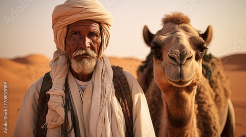 Arabic man in traditional Arabic clothes © Shahnaz
