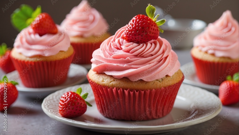 cupcakes with whipped cream cupcakes with whipped cream