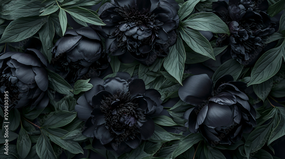 Beautiful dark flowers background. Beautiful dark flowers background.