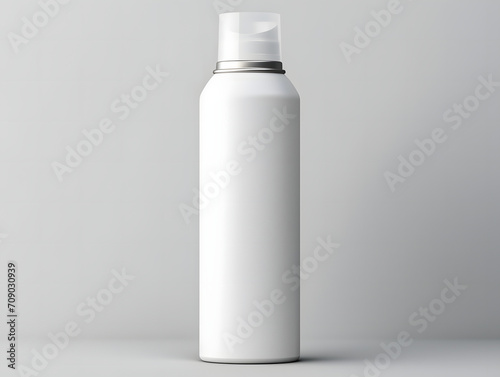3D Blank Spray Deodorant Bottle Mockup 