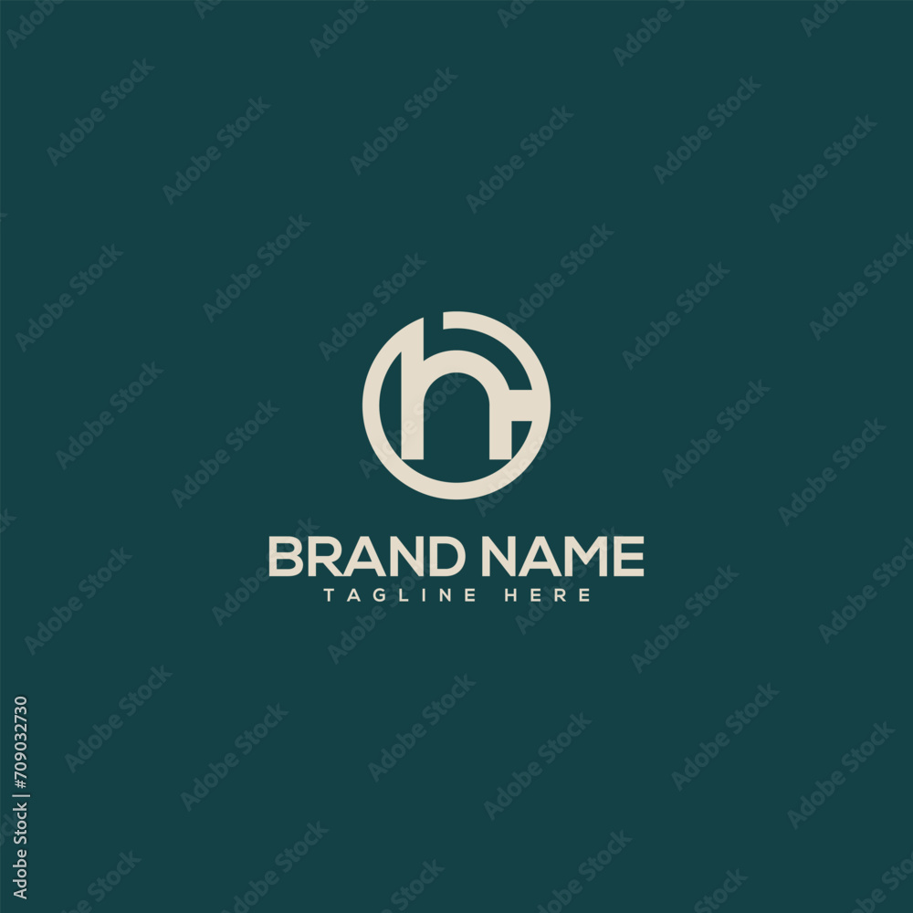 Obraz premium Monogram professional unique letter CN NC logo design template. Initials Business logo.