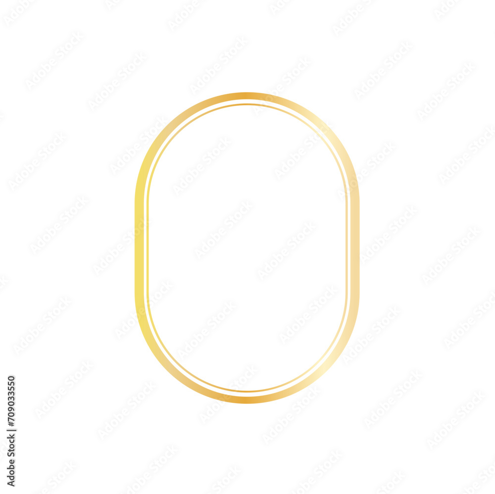 Gold line frame Element 