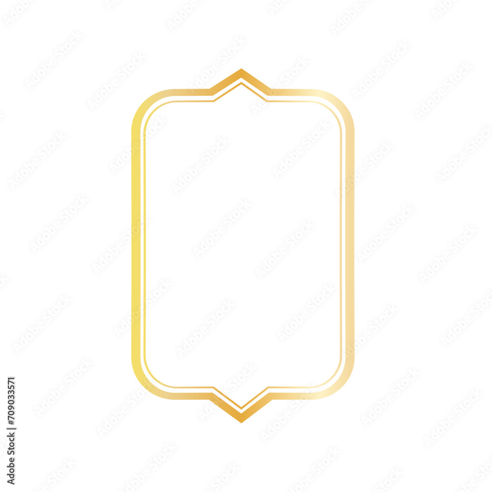 Gold line frame Element 