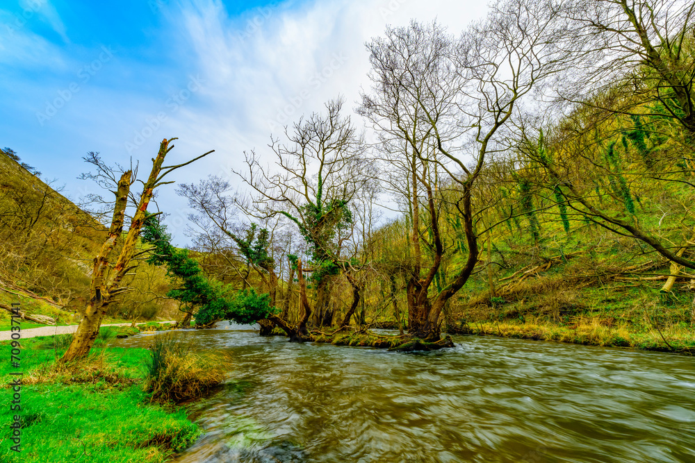 landscape with river, Stepping Stones landscape with river, Stepping Stones