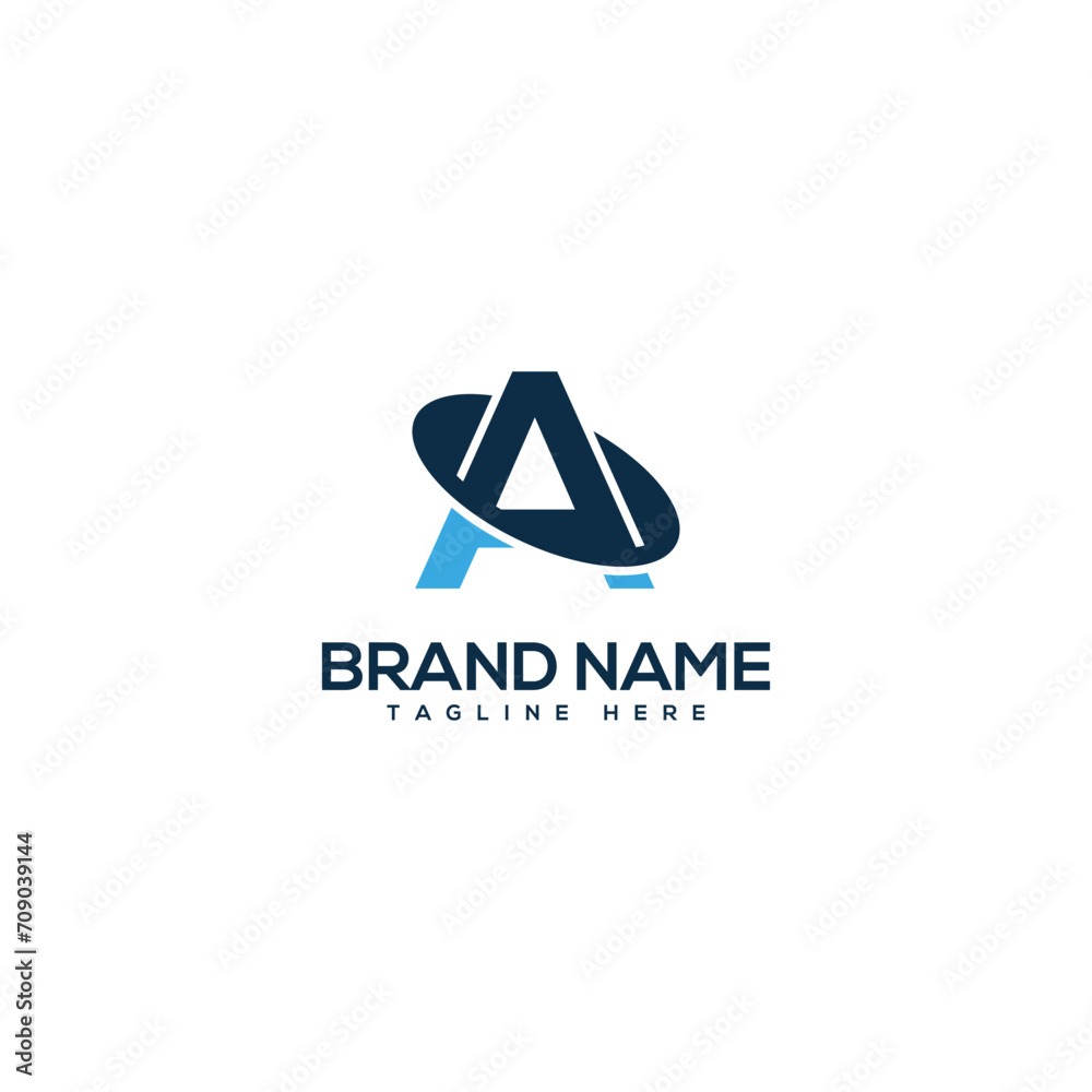Professional A Letter Technology Logo Design vector Element. Professional A Letter Technology Logo Design vector Element.