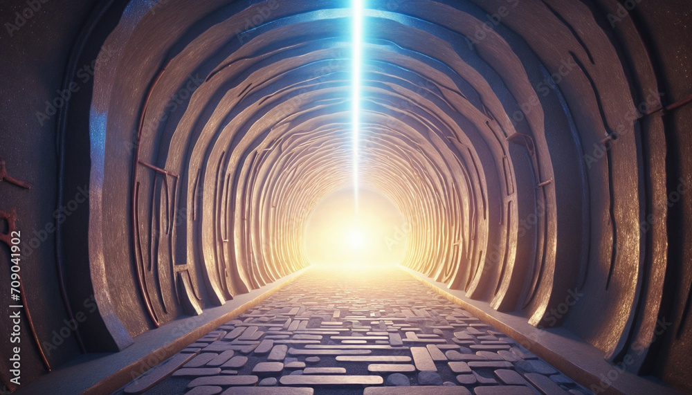 Obraz premium Exploring the Soul's Ascension, Astral Travel, and Spiritual Transcendence in Near Death Experiences