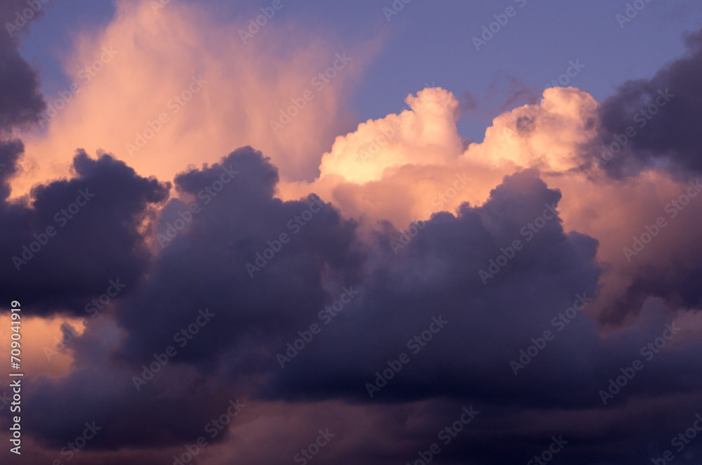 clouds at sunset