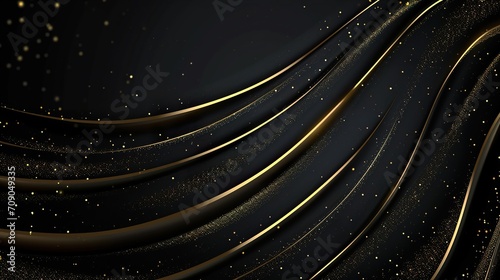 Black and Gold luxury Award Background