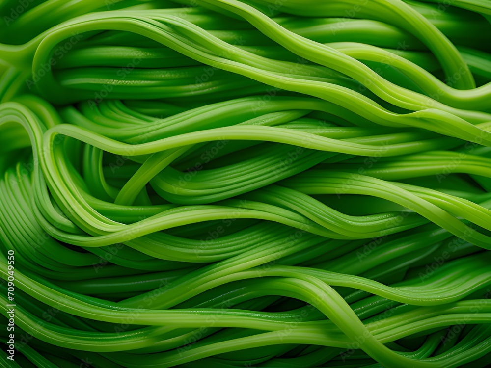 green color pasta abstract background
