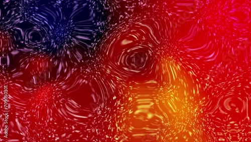 Abstract liquid wavy curved animation with trendy gradient background. Modern design, loop animation.