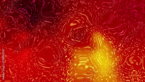 Abstract liquid wavy curved animation with trendy gradient background. Modern design, loop animation.