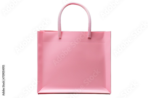 An image of Gift shopping bag isolated on a Transparent background. Generative AI