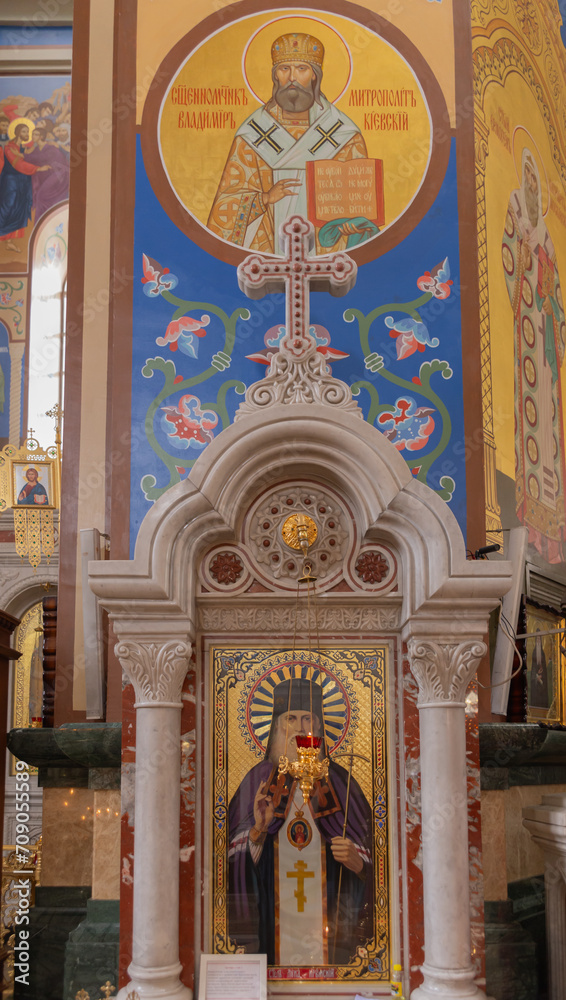 Military Cathedral of the Holy Prince Alexander Nevsky. Krasnodar, Russia, 11.01.2024
