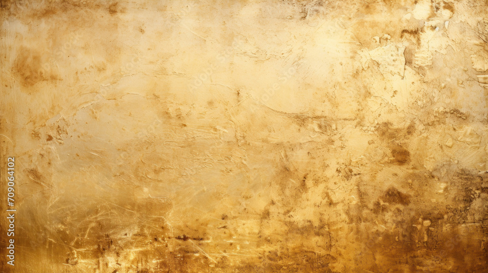 Fototapeta premium Golden textured background with a luxurious feel, featuring a mix of smooth and rough textures with a subtle sheen.
