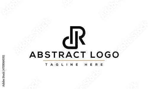 Letter DR logo design