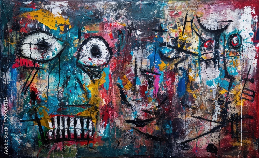 Obraz premium graffiti on the wall