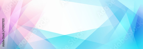 Abstract background of straight intersecting lines and translucent polygons in blue and purple colors