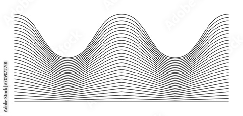 Sinusoidal Wave Abstract Icon photo