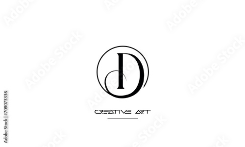 DO, OD, D, O abstract letters logo monogram photo