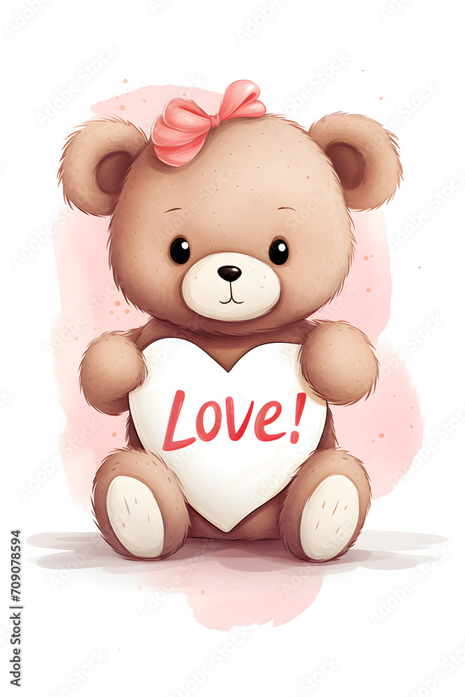 teddy bear with heart teddy bear with heart