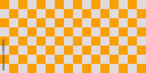  abstract background pattern in white and orange squares. Suitable for use as a background for posters, brochures, social media templates, banners, etc.