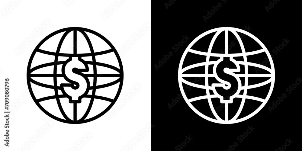 Business icon. Black business icon. Line business icon. Business icon set Business icon. Black business icon. Line business icon. Business icon set