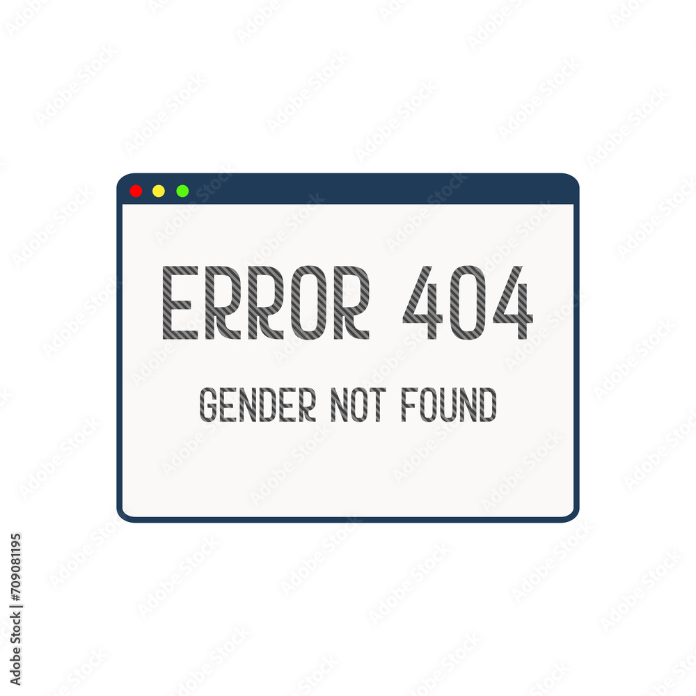 Error 404 - Gender not found | Tshirt design Error 404 - Gender not found | Tshirt design