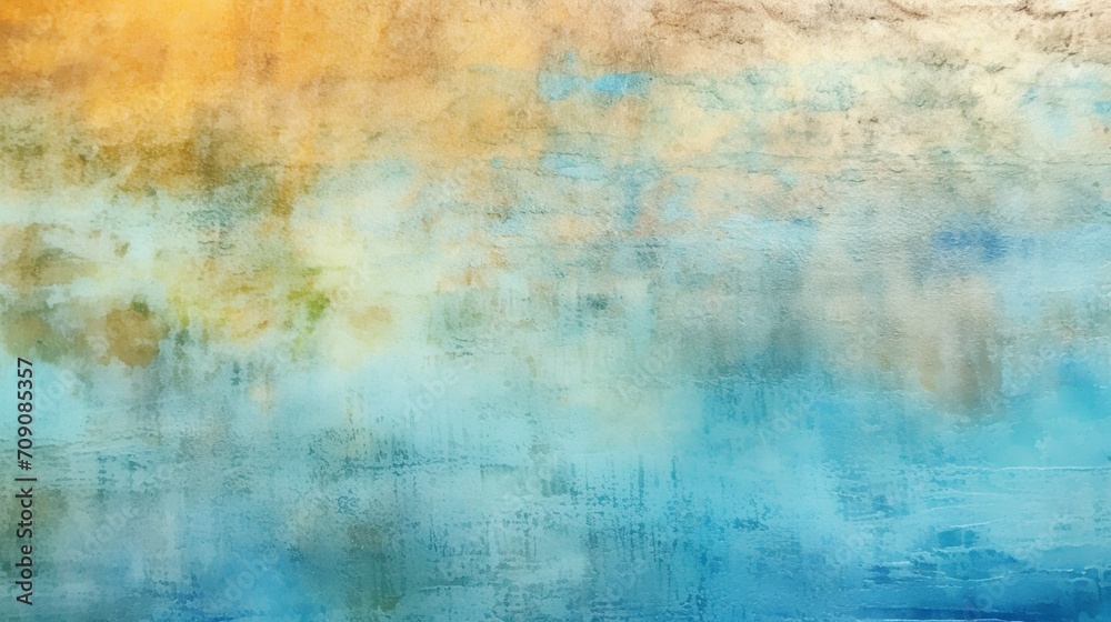 Surreal Sunset, white gouache on cracked plaster - Generative AI Surreal Sunset, white gouache on cracked plaster - Generative AI