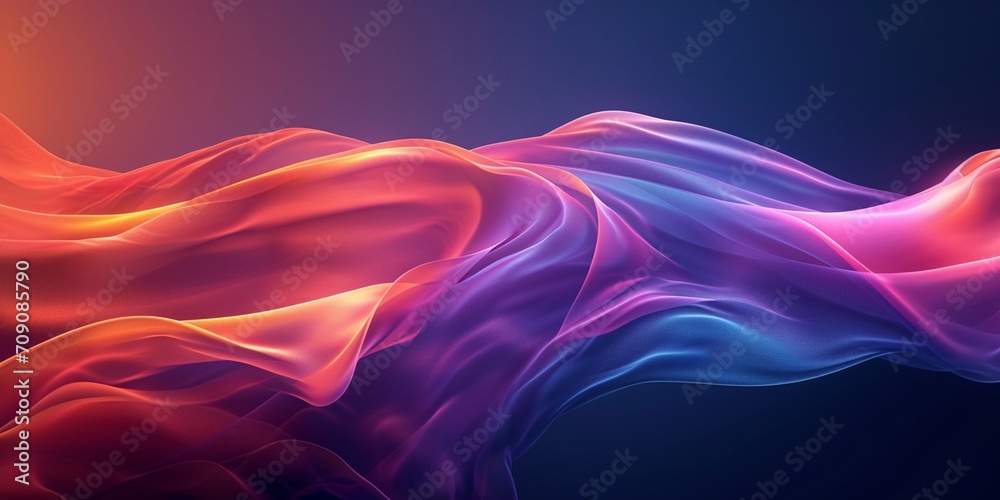 Incorporate vibrant gradients and contrasting colors to create a ...