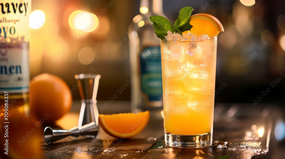 Fototapeta premium Klassischer Harvey Wallbanger Cocktail