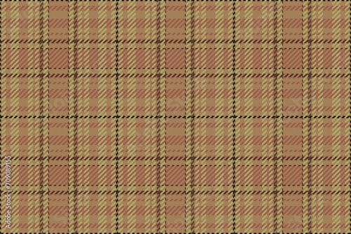 Seamless pattern of scottish tartan plaid. Repeatable background with check fabric texture. Vector backdrop striped textile print.