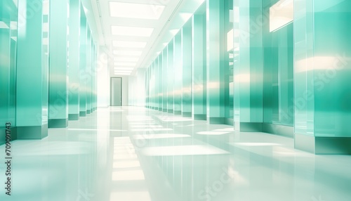 blurred background of the office