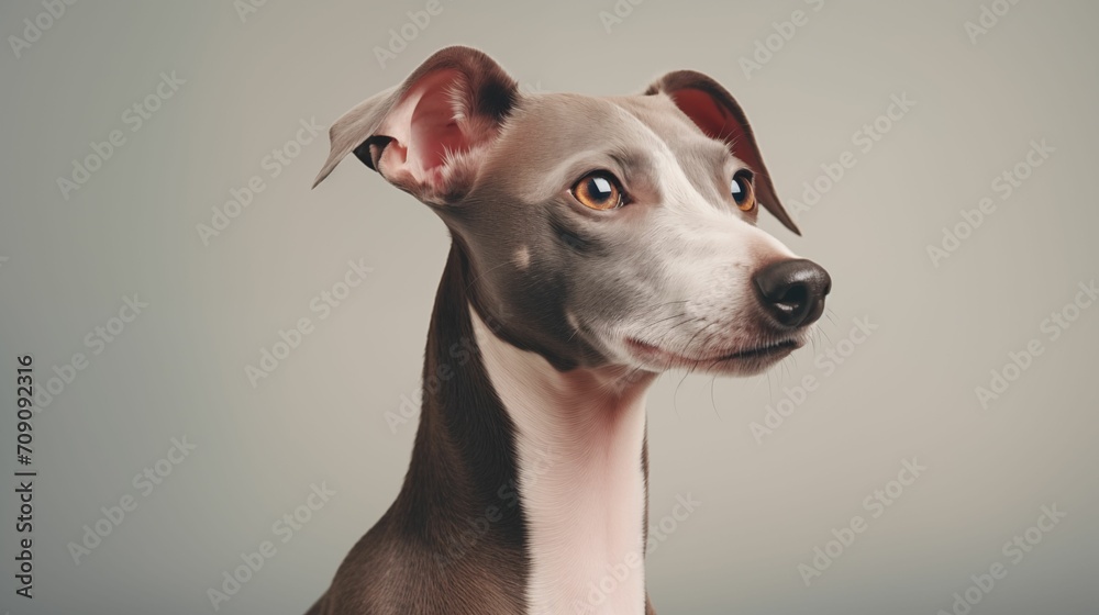 Portrait of greyhound