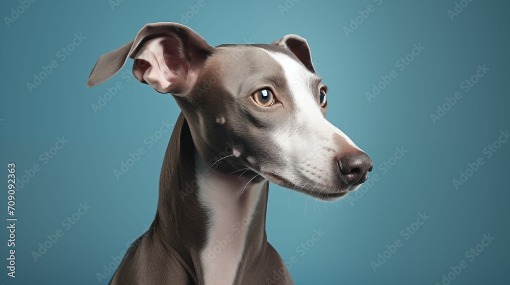 Portrait of greyhound